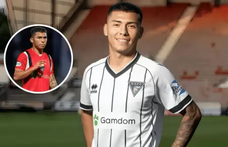 Jefferson Cceres tuvo debut amargo en Escocia: Sum sus primeros minutos en la