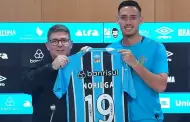 Hernn Barcos fue clave? Erick Noriega sorprendi al hablar perfecto portugus en su presentacin en Gremio