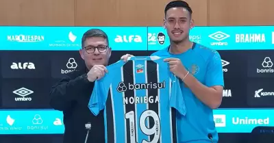 Erick Noriega demostró su destreza con el portugués durante su presentación en G