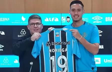Erick Noriega demostr su destreza con el portugus durante su presentacin en G