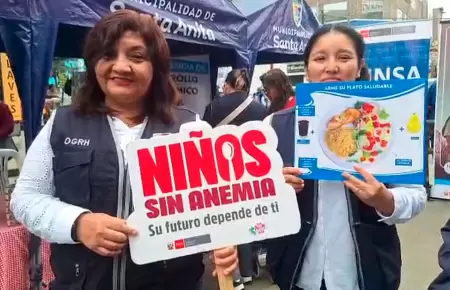 Minsa lanza la Campaa Multisectorial "Nios sin anemia, su futuro depende de ti