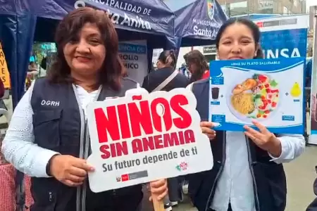 Minsa lanza la Campaa Multisectorial "Nios sin anemia, su futuro depende de ti