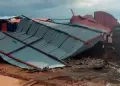 Lluvias torrenciales y vientos huracanados en Ayacucho dejaron daos en colegios y viviendas