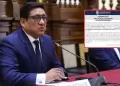Fiscala presenta denuncia constitucional contra el congresista Hctor Ventura ante el Congreso