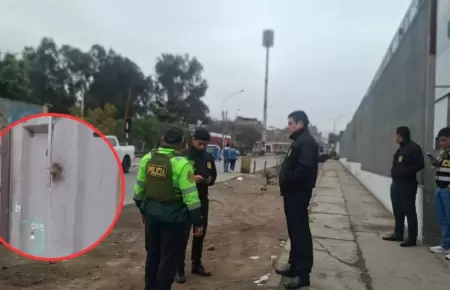 Atacan colegio y cochera dejando un mensaje extorsivo
