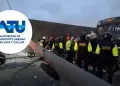 ATU informa demora en servicio del Metropolitano por cogestin vehcular causada por accidente
