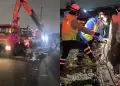 Atencin! Retiran poste de luz que cay en plena Va Evitamiento: Liberan carriles tras horas de bloqueo