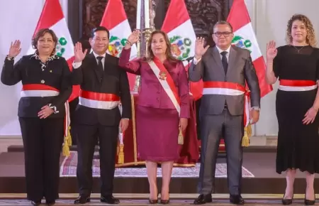 Presidenta prest juramento a tres nuevos ministros de Estado.