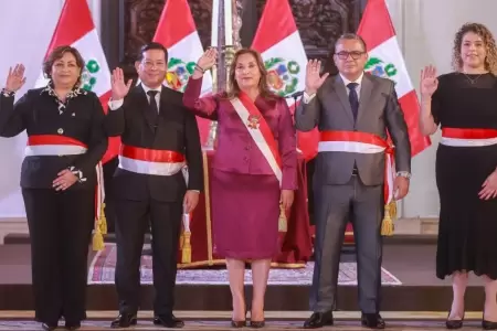 Presidenta prest juramento a tres nuevos ministros de Estado.