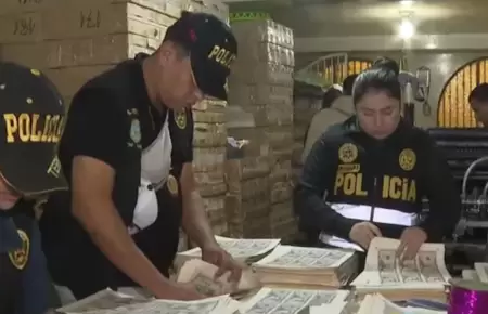 PNP logr incautar 1.2 millones de dlares en billetes falsos