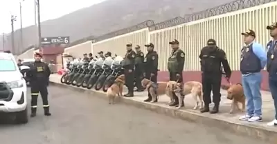 Policía despliega operativo para resguardar el clásico entre Universitario y Ali
