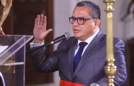 Juan Jos Santivez jur como nuevo ministro de Justicia.