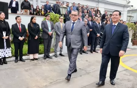 Juan Jos Santivez fue presentado en el Ministerio de Justicia.