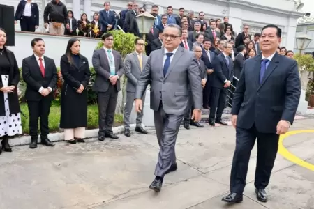 Juan Jos Santivez fue presentado en el Ministerio de Justicia.