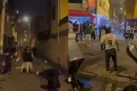 Vecinos de Ate se enfrentan a barristas