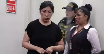 Betssy Chávez afronta prisión preventiva en el penal Anexo de Mujeres.
