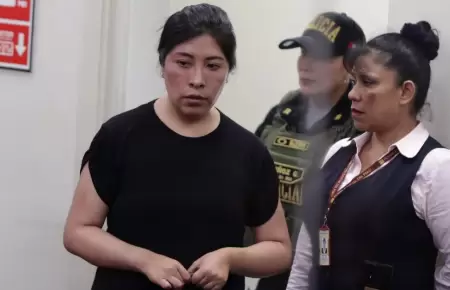 Betssy Chvez afronta prisin preventiva en el penal Anexo de Mujeres.