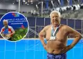 Nadador peruano Jos Pealoza conquista 3 medallas de oro y 2 de bronce en el World Aquatics Masters Championship 2025