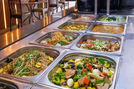 Buffet de La Casa del Asado Argentino