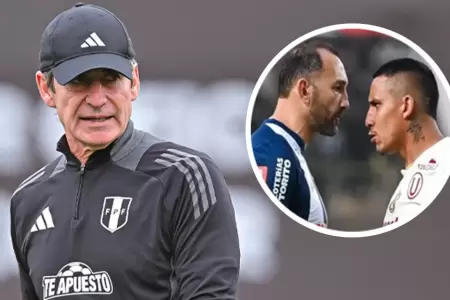 Oscar Ibez saca cara por Alex Valera tras altercado con Hernn Barcos.