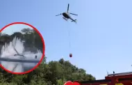 Helicptero de bomberos se estrell al intentar recoger agua de estanque en Francia