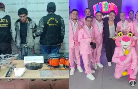 PNP recupera instrumentos de la Orquesta Zaperoko.