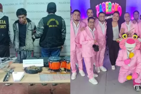 PNP recupera instrumentos de la Orquesta Zaperoko.