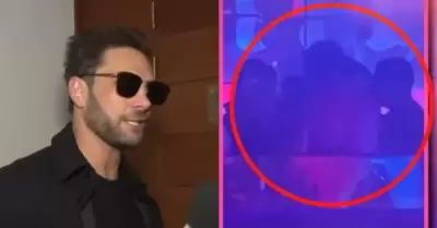 Nicola Porcella es ampayado en discoteca con modelo