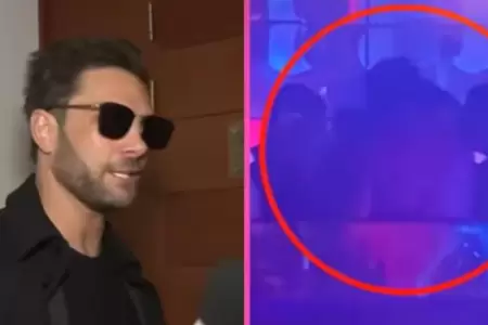 Nicola Porcella es ampayado en discoteca con modelo