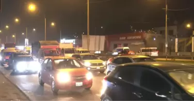 Autopista Ramiro Prial qued congestionada por ms de 3 horas