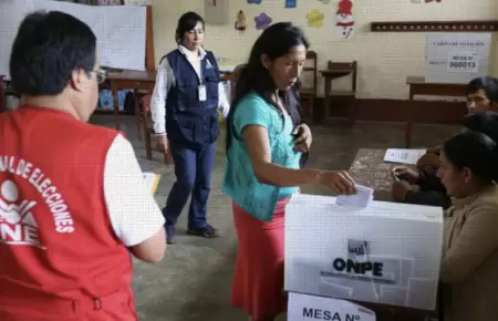 Escrutinio de mesas de sufragio