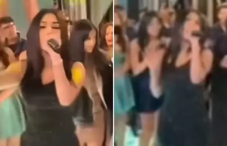 Milenka Nolasco y su blooper en quinceaero
