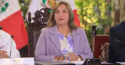 Dina Boluarte participa en sesión ordinaria del Consejo Nacional de Seguridad