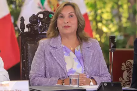 Dina Boluarte participa en sesin ordinaria del Consejo Nacional de Seguridad
