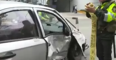 Accidente en San Isidro