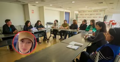 Familia de Shirley Gutiérres se reune con Defensoría del Pueblo
