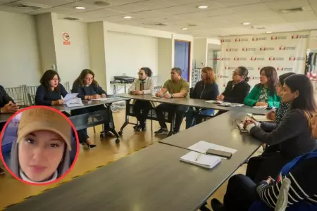 Familia de Shirley Gutirres se reune con Defensora del Pueblo