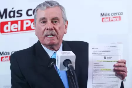 Fernando Rospigliosi pidi destitucin del juez Carhuancho a la JNJ