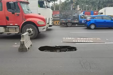 Cierran dos carriles de la Va de Evitamiento.