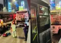 Triple choque cerca de estacin Angamos del Metropolitano: Se reportan ms de 30 heridos
