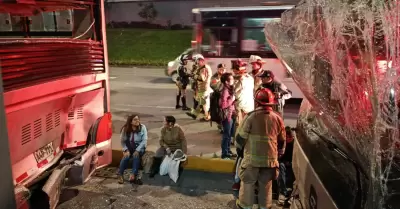 Asciende a 45 los heridos tras choque en el Metropolitano.