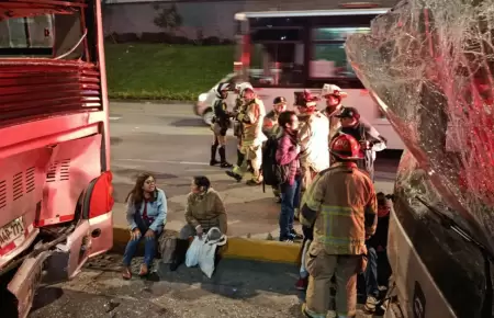 Asciende a 45 los heridos tras choque en el Metropolitano.