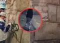 Cusco: Fiscala inicia investigacin contra ciudadana que pint muro prehispnico con aerosol