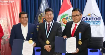 Municipalidad de El Agustino reconoce a Caja Huancayo