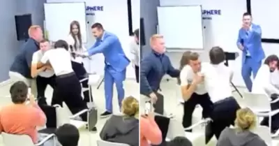 Estudiantes protagonizan intensa pelea