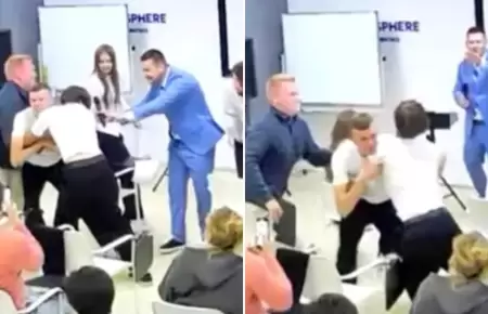 Estudiantes protagonizan intensa pelea