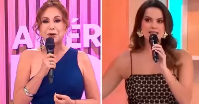 Janet Barboza y Valeria Piazza en América Hoy.