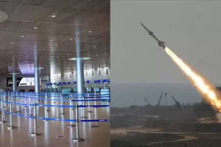 Hutes lanzaron misil contra aeropuerto israel.