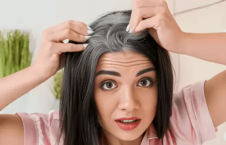 La aparicin de canas se debe solo al envejecimiento?: Conoce qu habito comn
