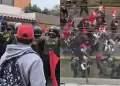 Dina Boluarte: Trabajadores del PJ se enfrentan a la PNP tras llegar a la casa de la presidenta